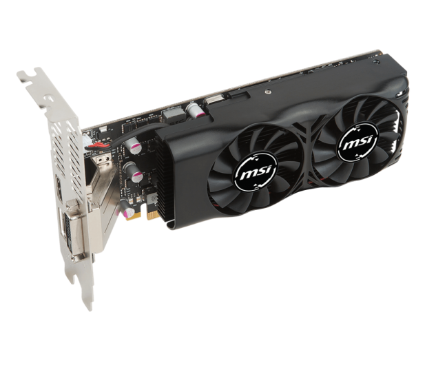 MSI GeForce GTX 1050 Low Profile 2GB GDDR5 - 340722 - zdjęcie 4